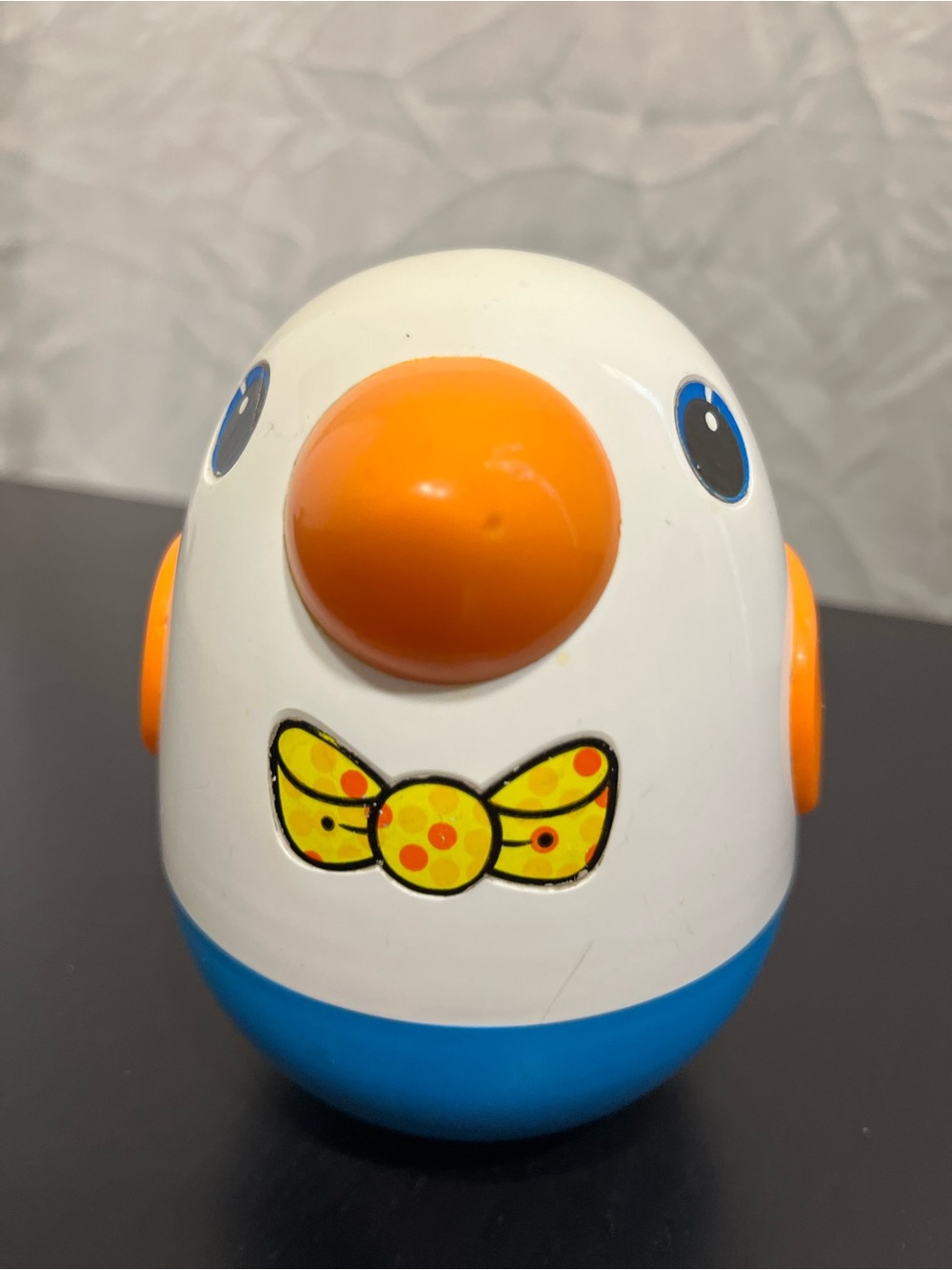 Playskool Chime Penguin Bird Roly Poly Weeble Duck Baby Toddler Toy Vintage 1986